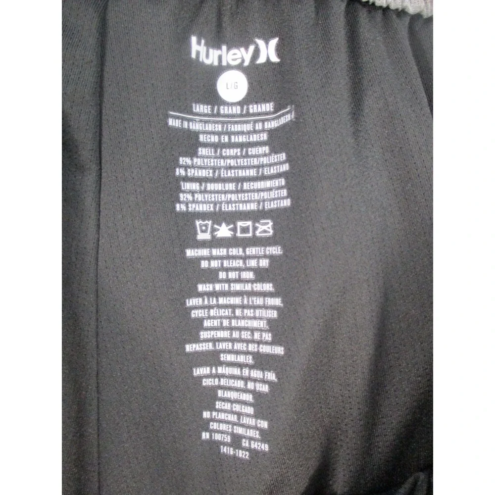 Hurley Mens Blue Graphic Logo Board Shorts‎ Swim Trunks Size Medium 6013-11